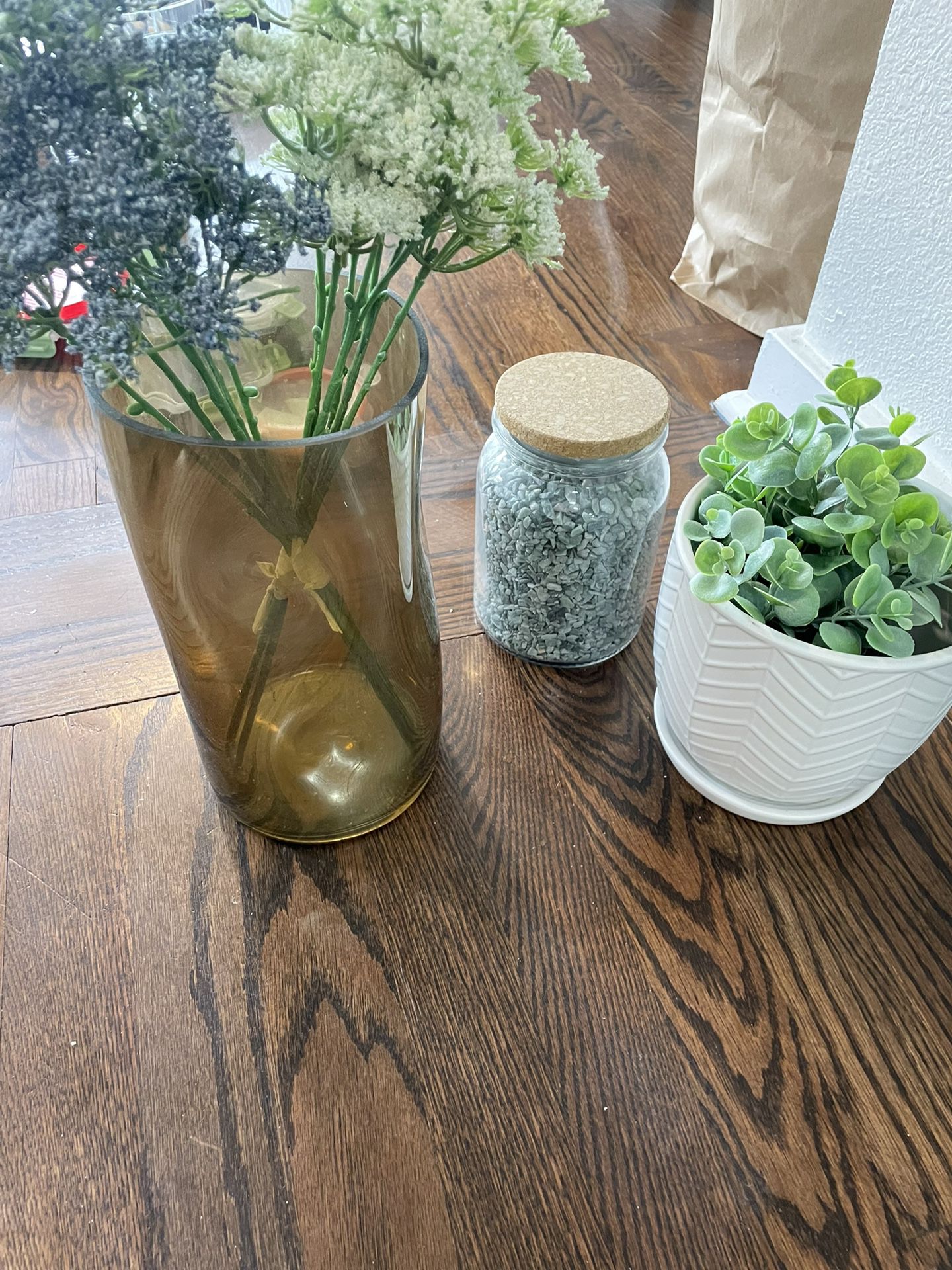 Fake Plants And Decoration Jar