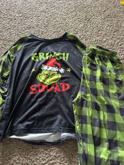Grinch Squad Pajama Set