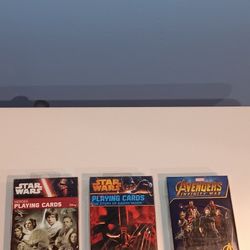 New Star Wars & Avengers Playing Cards