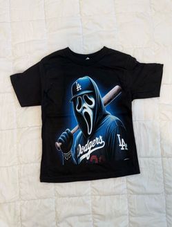 LA Dodgers Ghostface Graphic T-Shirt