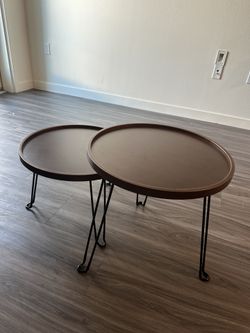 New Coffee Table Two Pieces 