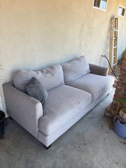 Gray Fabric Sofa free