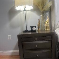 2 Dark Gray night Stands 