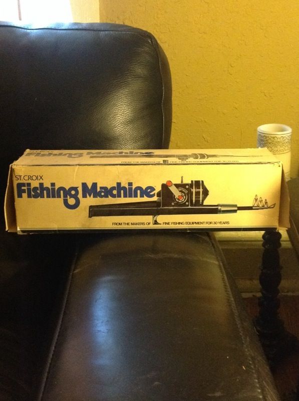 Vintage st croix fishing machine