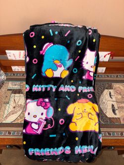 Hello Kitty/Friends Neon Blanket