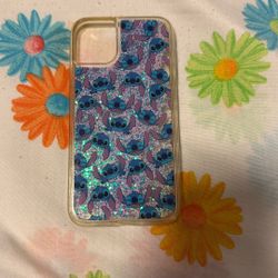 iPhone 11 Stitch Glitter Phone Case