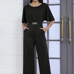 Elegant Jumpsuit for Women Dressy Sexy Leg Pant Suit One Piece Party Outfits