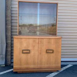 Mid Century Hutch Cabinet