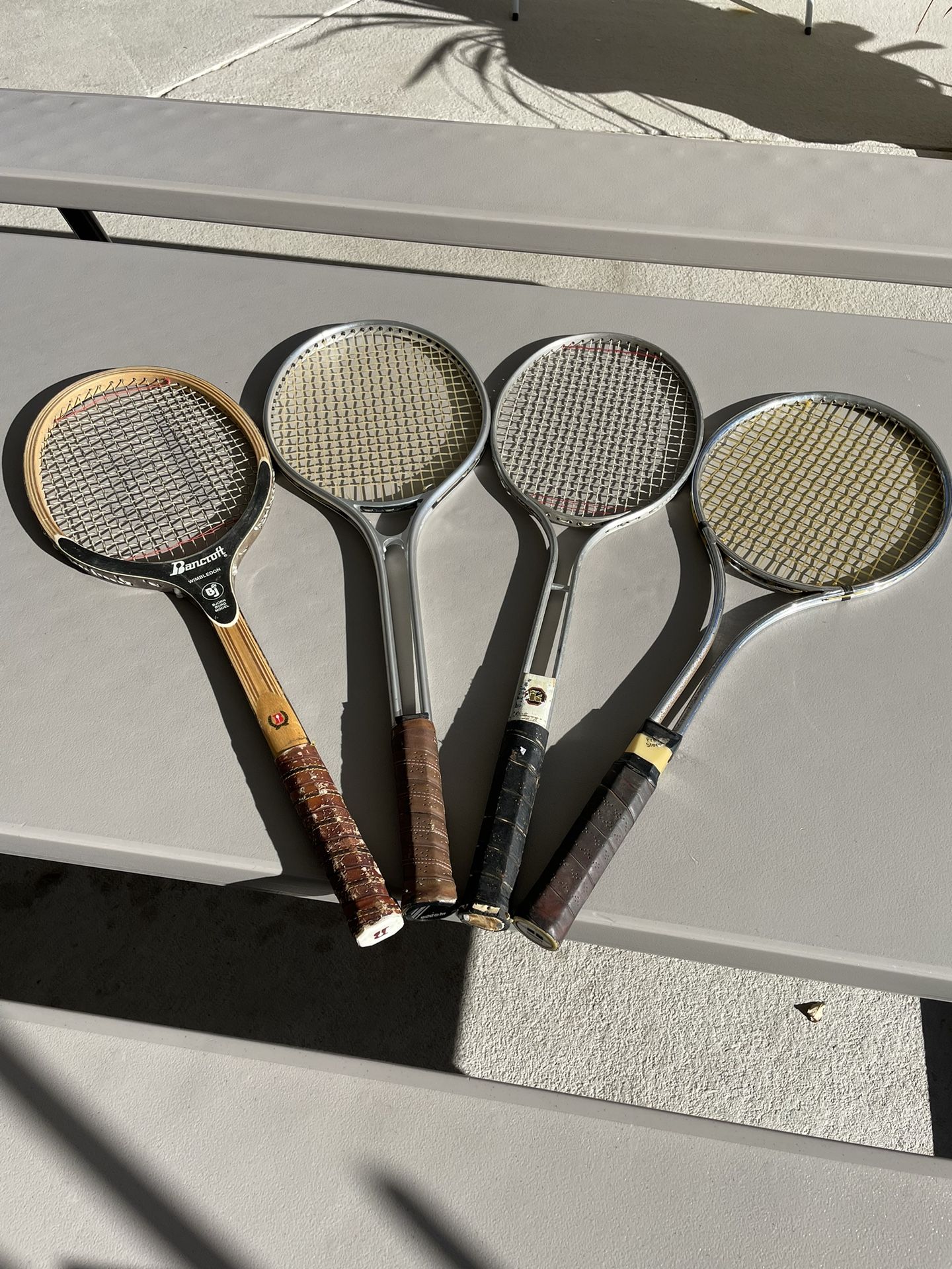 10 Vintage And Recent Tennis 🎾 Rackets Still In Good Shape 