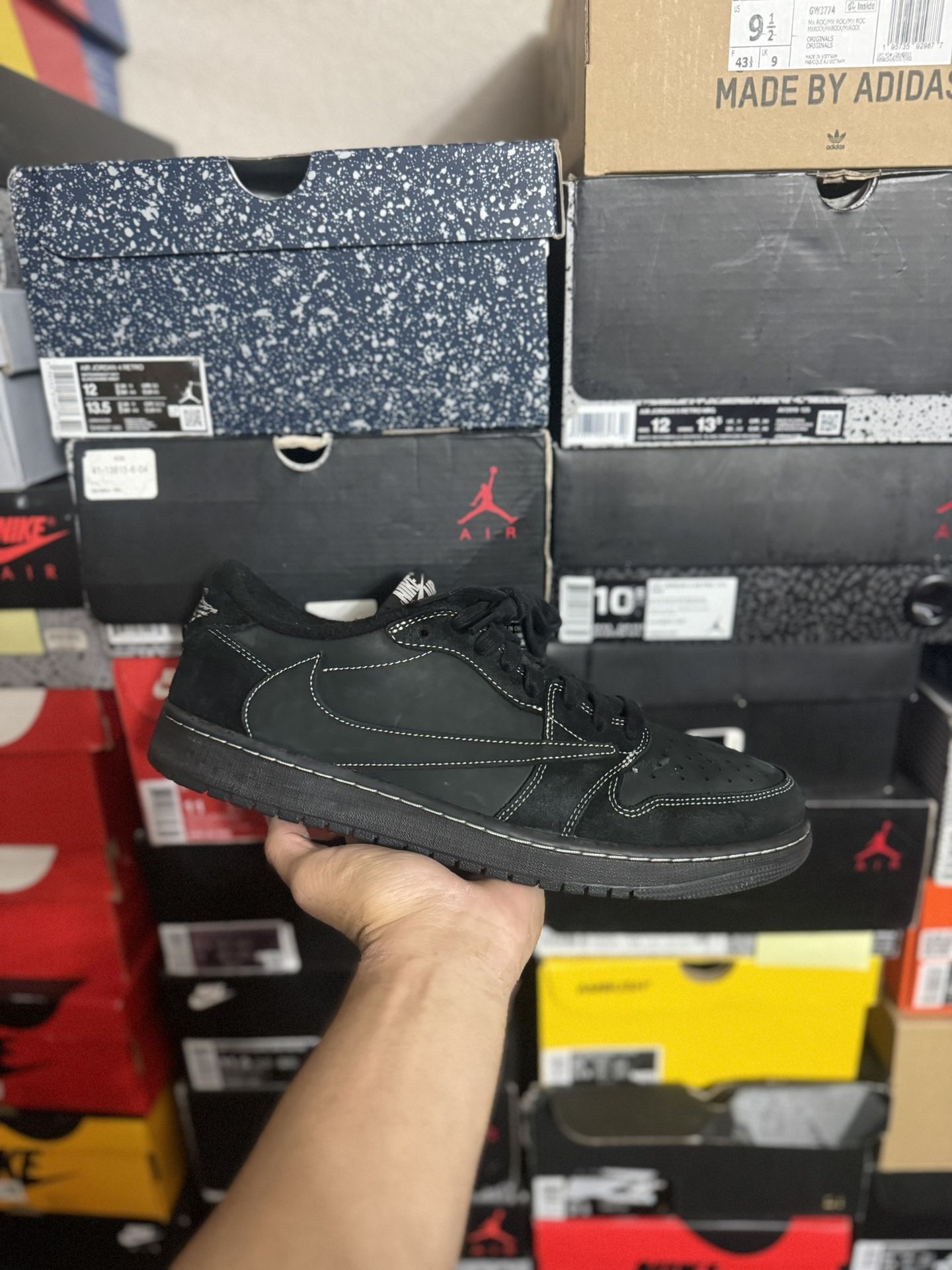 Jordan 1 Low Travis Scott Phantom size 13 USED But Clean