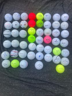 Used golf balls