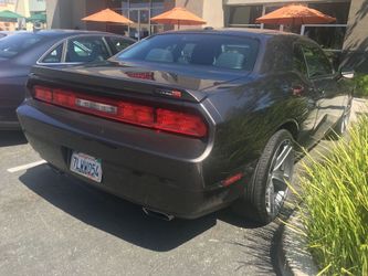 Spoiler lid gloss gray dark  for 2008-2017 Dodge Challenger