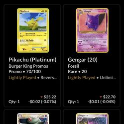 Vintage/ mid era pokemon cards