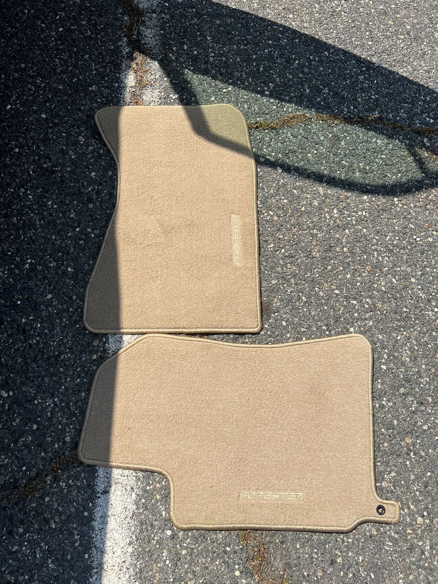 Subaru Forester Carpet Mats Beige (2)