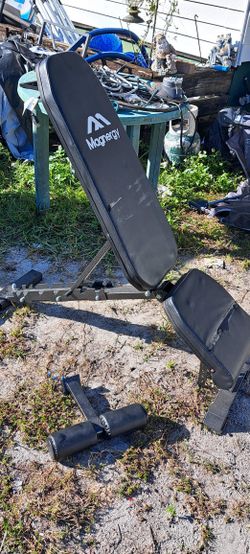 Workout, bench.  sit  ups and other Exercise