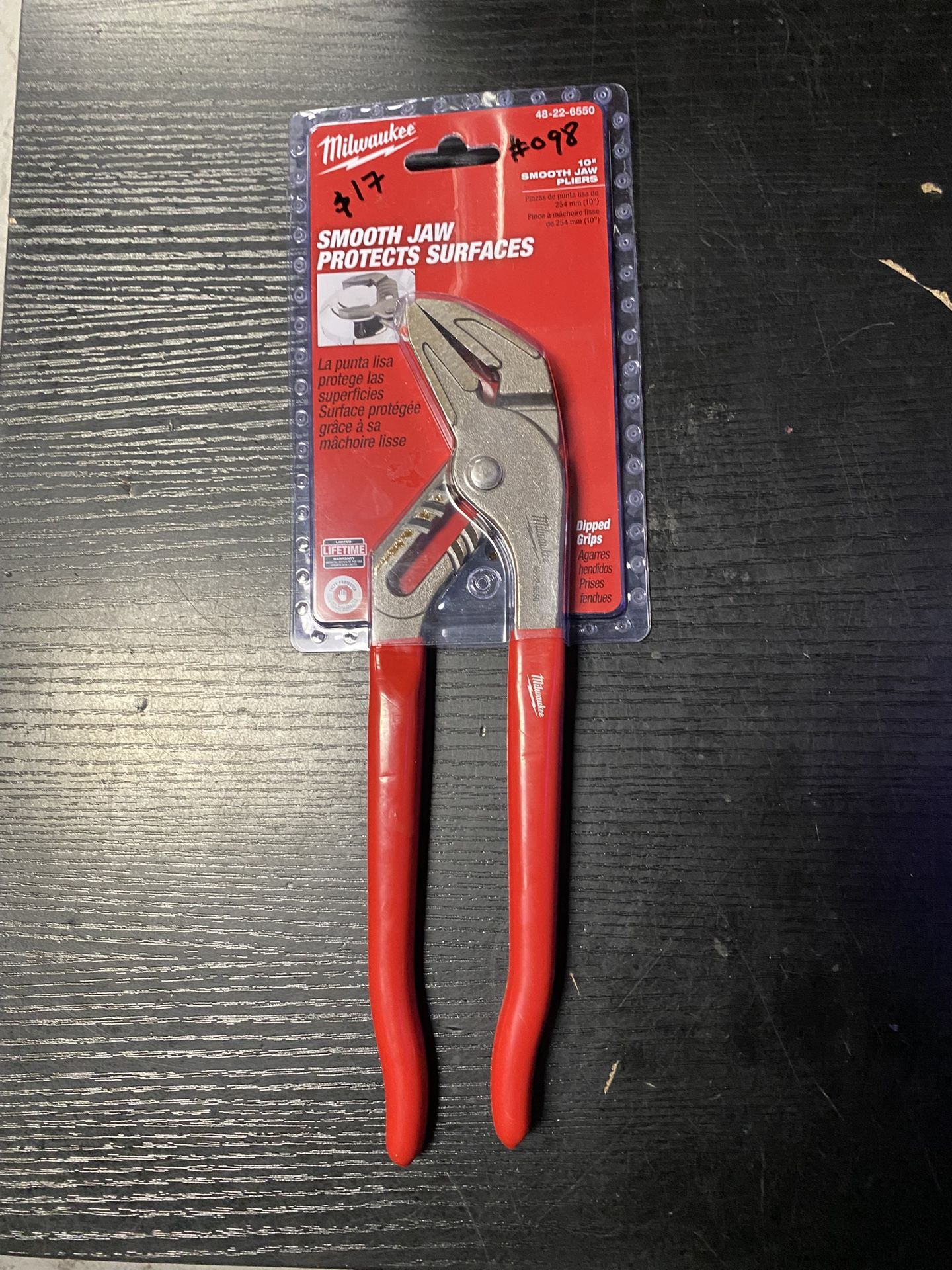 Milwaukee 10 in. Dipped Grip Smooth Jaw Tongue & Groove Pliers