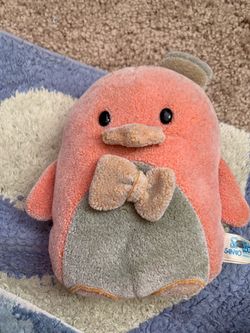 1985 rare TUXEDO SAM Sanrio Vintage Plush Stuffed Animal