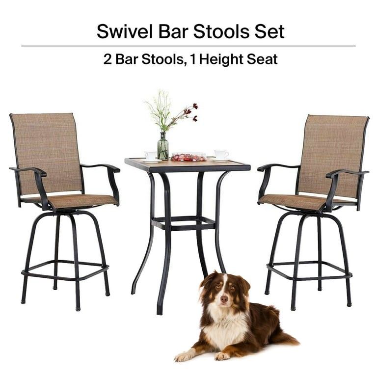 Bar Heights Chairs Bar Height Chairs Bar Height Stools Counter High Chairs Counter Height Stools Brand New Patio Chair Set 🚚🆕