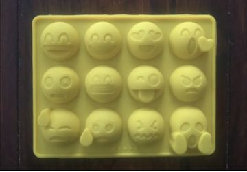 Emojis face candy chocolate silicone mold