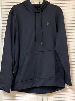Under Armour Men’s Black Pullover Coldgear Hoodie - Size Large - VGUC