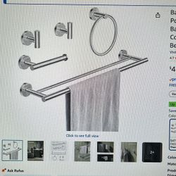 Bathroom Hardware Accessories 5 Pieces Polished Chrome Brand New In The Box