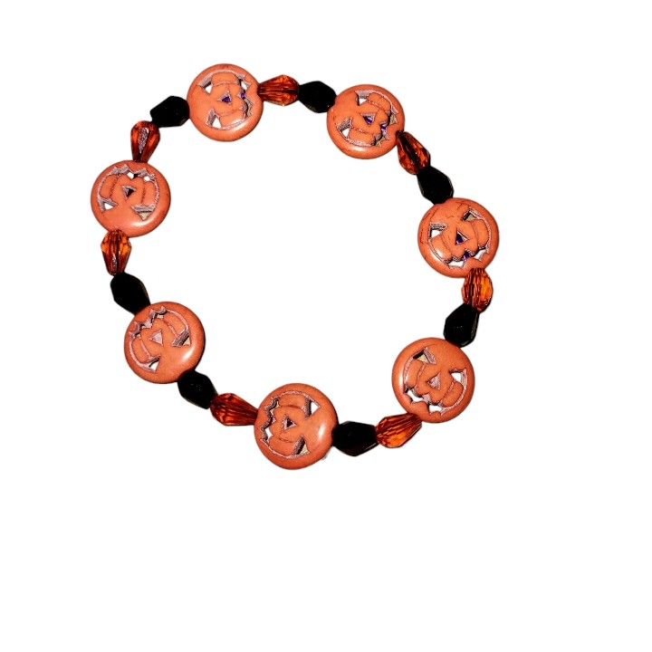 Pumpkin Halloween Bracelet