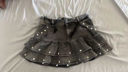 Black skirt with stars