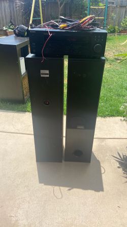 2 sony speakers