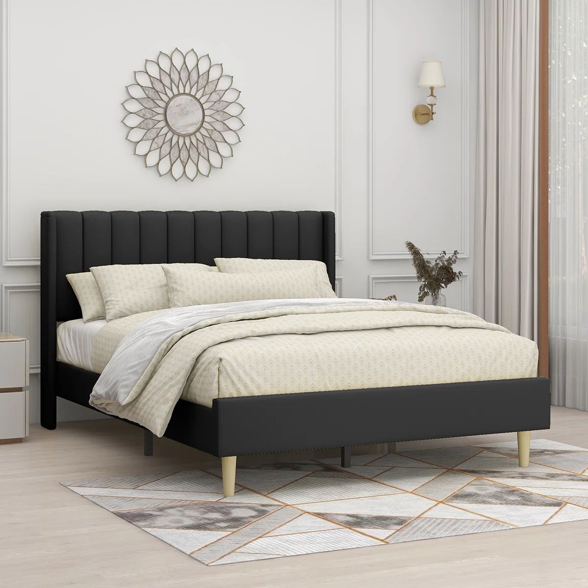 Upholstered Queen Bed frame