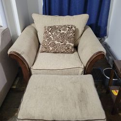 Couch, Chair, And Ottoman 