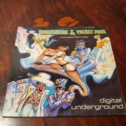 Digital Underground/ Doowutchyalike Packet Man mixes 12" Funk Overton Loyd OOP