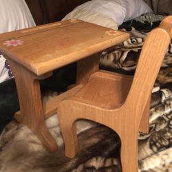 American Girl Desk And Chair Very Solic