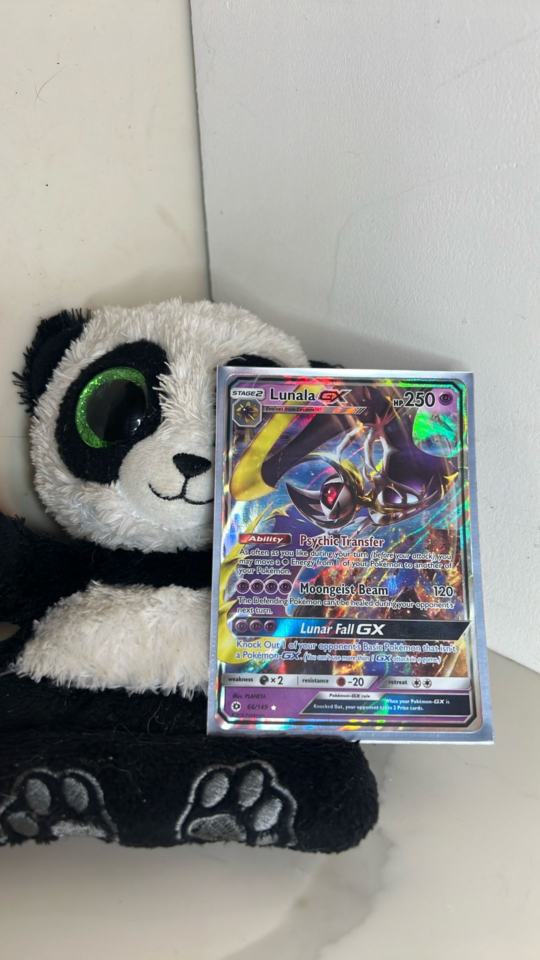 Pokemon Lunala Gx 2016 