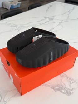 New Nike Mind 001 Slides Black Chrome sz 11