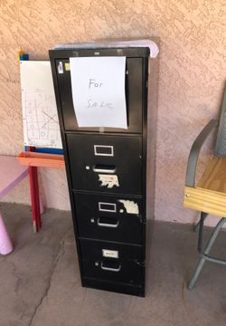 Black File cabinet