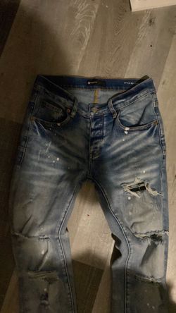 Purple Brand Distressed Slim Jeans
