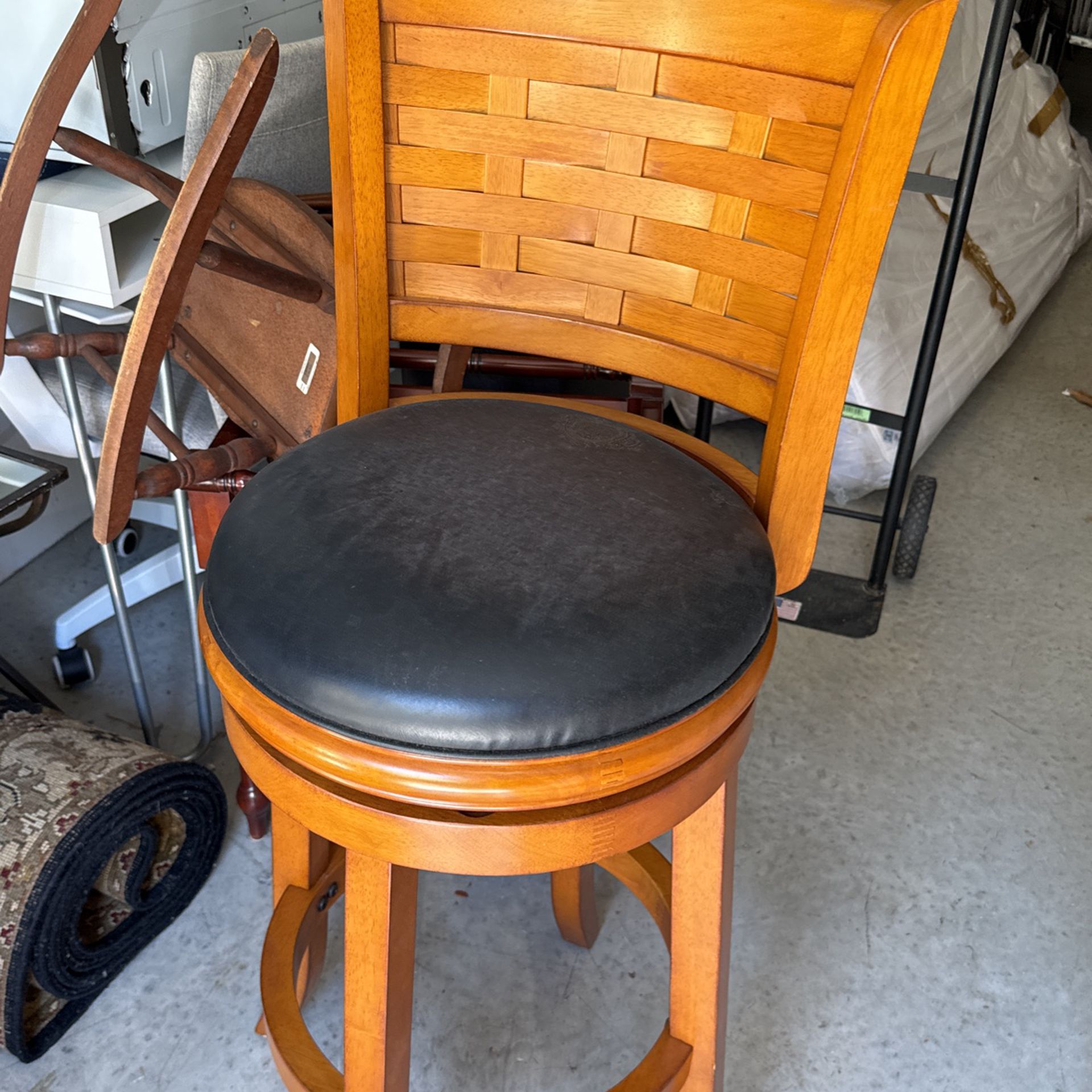 2 Bar Stools - They Swivel. - Excellent Condition. - $45
