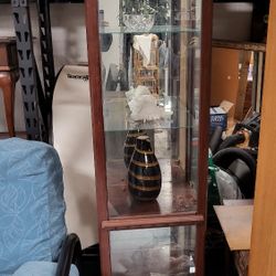 3 Shelve Glass Curio Cabinet 