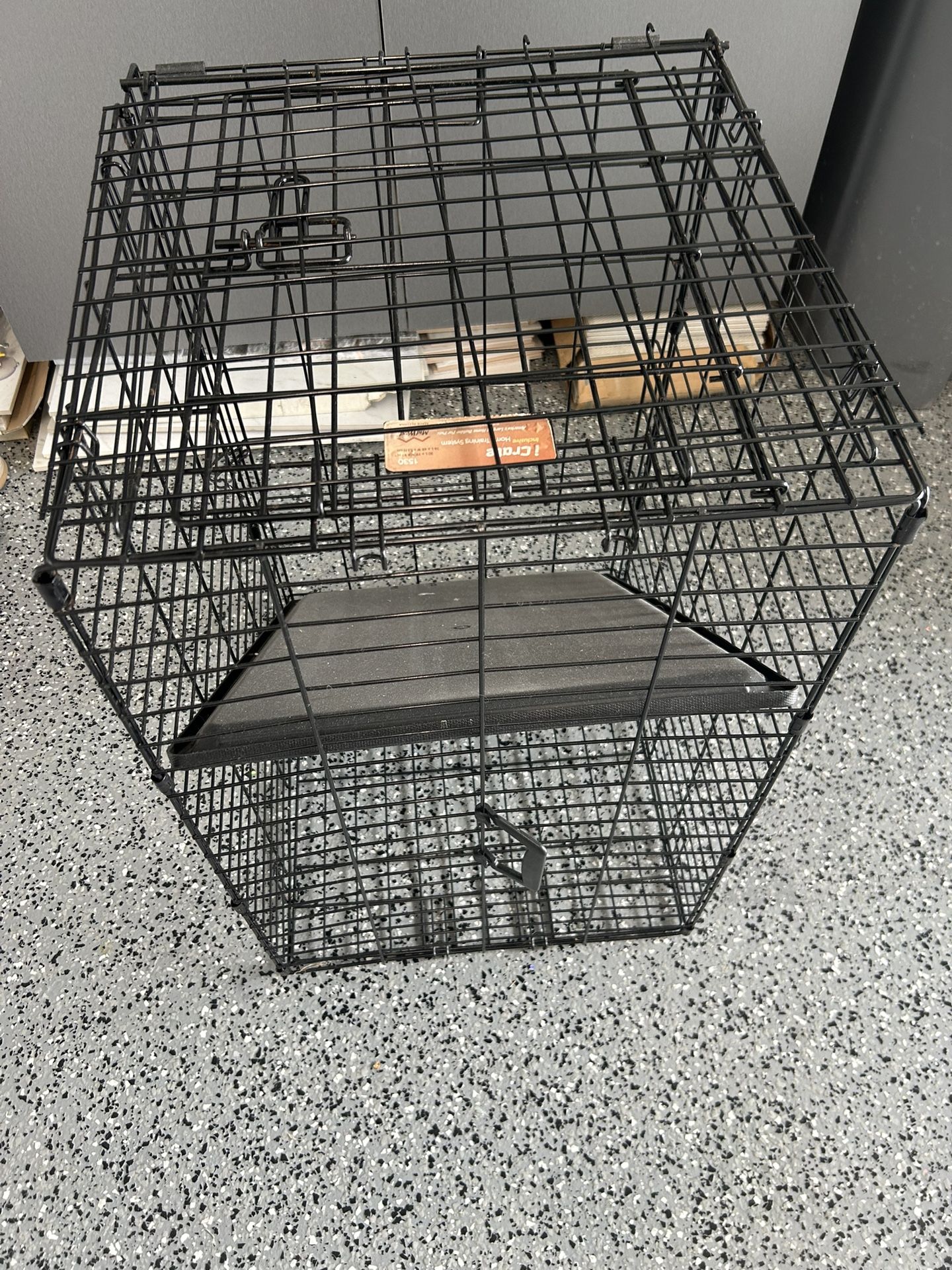 Small Gently Used Dog Crate With Insert
