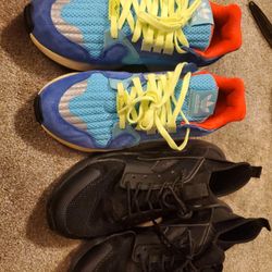 Men's Sz 8.5 Adidas ZX Torsion/ Black Nike Huaraches 
