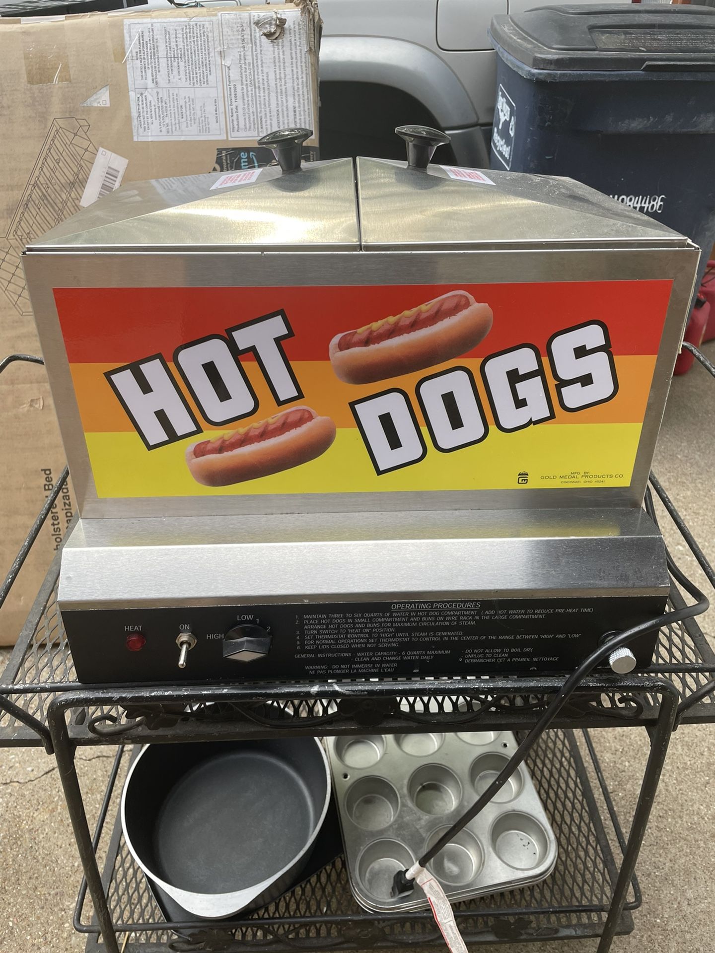 Steamin’ Demon Hotdog Steamer