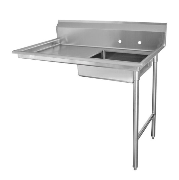 NEW 48" Undercounter Dishtable Right Side Sink Advance Tabco CTU-U60-48R #4090
