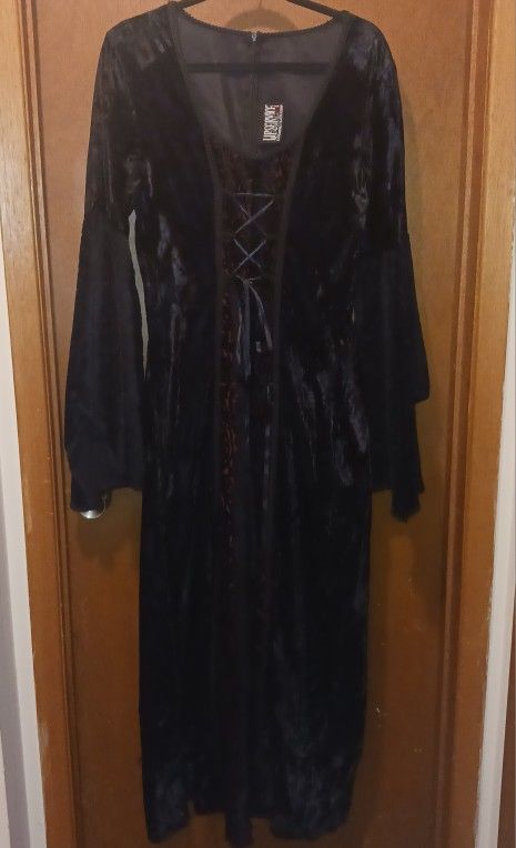 Vintage Lipservice Velour Maxi Dress