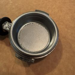 Rancilio Silvia Bottomless Portafilter With 3 Shot 18G Basket. 