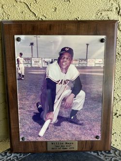 Willie Mays Framed Photo
