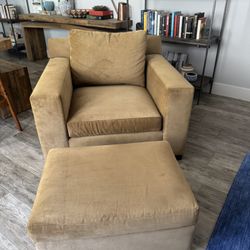 Big Comfy Chair With Ottoman