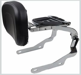 New sissy bar backrest with caring rack $85