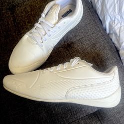 Puma Drift Cat 7s Ultra White SIZE 10. $40obo 