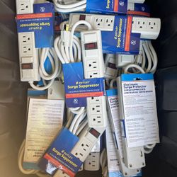 NEW 6 Outlet Surge Protector — $6 Each