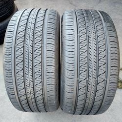2 LLANTAS USADAS CONTINENTAL 255/45/19